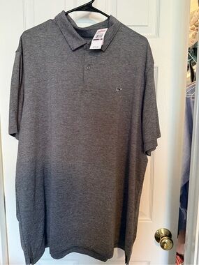 NWT Vineyard Vines Men’s Gray Performance Polo